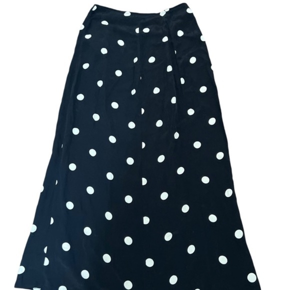 Free People Free People Retro Love Midi Skirt Black Size 0 - Picture 3 of 8